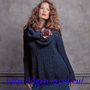Ажурный расклешенный джемпер и снуд.docx
